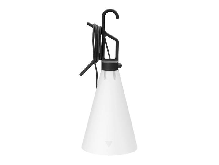 Flos - Lampe baladeuse Mayday - Noir - Polycarbonate recyclé - Designer Konstantin Grcic