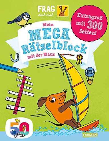 Linda Hartwig - Frag doch mal ... die Maus!: Mein Mega-Rätselblock mit der Maus: ab 7 Jahren - Preis vom 13.10.2026 11:25:28 h