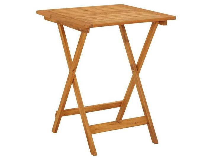 BEST LIFE Table pliable de jardin - RUIGOU - 60x60x75 cm - Bois d'acacia solide *511818
