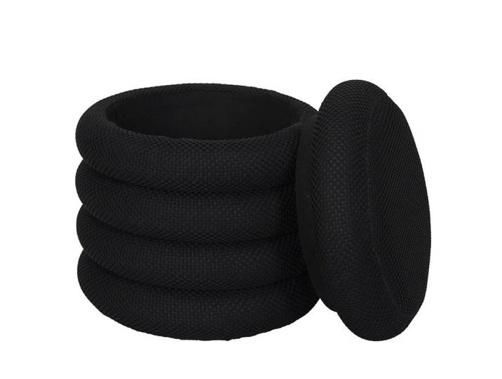 Pouf - HOME DECO FACTORY - Rangement - Noir