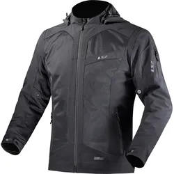 LS2 Bolton Air, Textiljacke wasserdicht - Schwarz - 4XL