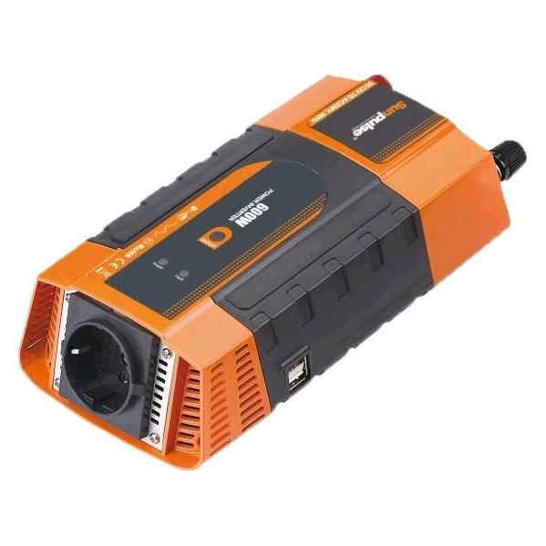 Carspa Měnič napětí PID600 /230V+2xUSB, modifikovaná sinus, digitální display (PID600-122)