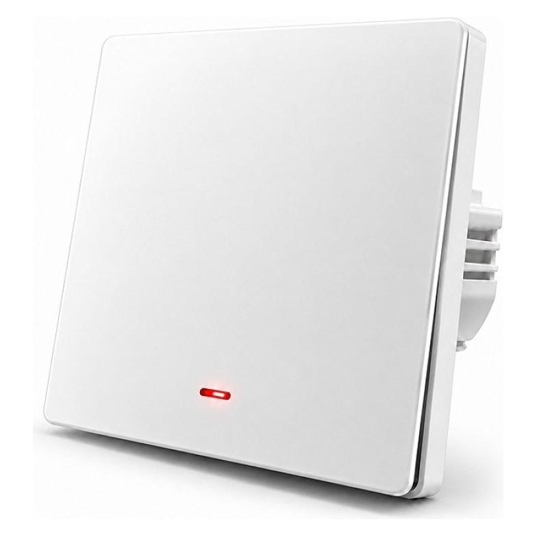 Qoltec Inteligentny 1-kanałowy włącznik wyłacznik światła Wi-Fi Timer Tuya Smart life Biały (52719)