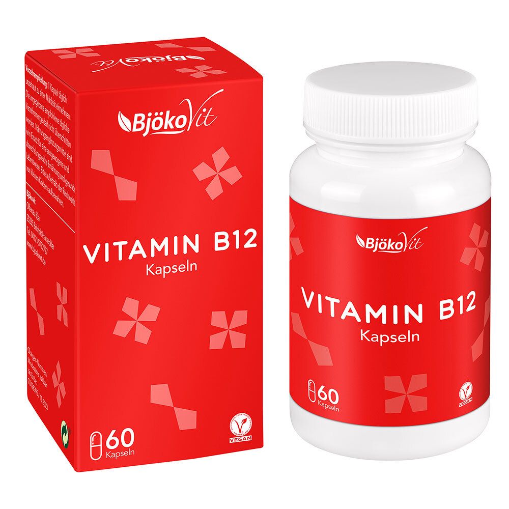 Vitamin B12 Vegan Kapseln 1000 µg Methylcobalamin 60 St