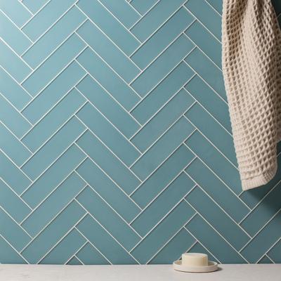 Cruz Bay Studio 2 in. x 8 in. Glass Subway Wall Tile