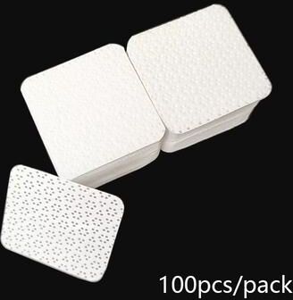 Inspired Finds Lint Free Nail Wipes 100 200 300 Pieces Absorbent Soft Nail Polish Remover Pads 100pcs White2