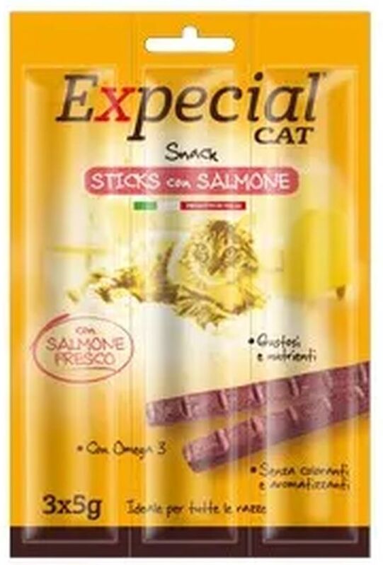Expecial Cat Snack Sticks 3x15G SALMONE