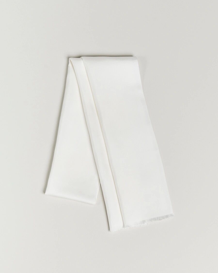 Amanda Christensen Ceremony Self Fringes Scarf White
