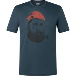 Super Natural, Herren, Funktionsshirt, Sailor Tee (M), Rot, Blau, M