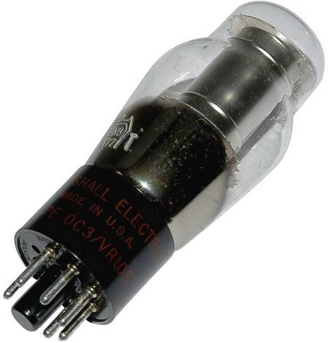 BTB Vertrieb OC 3 = VR 105 Elektronenröhre Spannungsregler 133V Polzahl: 6 Sockel: Oktal Inhalt 1St.