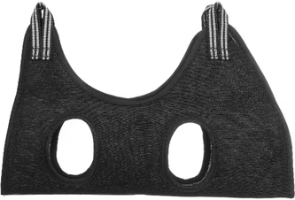 Inspire Curations Pet Grooming Hammock Restraint Bag For Cats & Dogs Nail Trimming & Cleaning Helper black xs