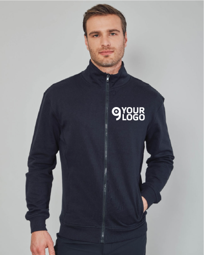 Felpa con collo a lupetto Indiana con logo Personalizzate o neutre JRC