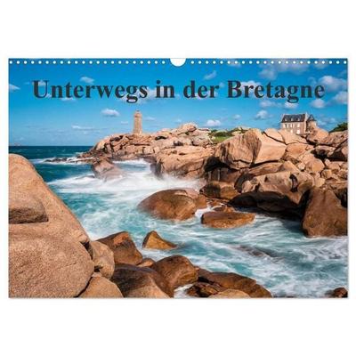 Unterwegs in der Bretagne (Wandkalender 2027 DIN A3 quer), CALVENDO Monatskalender