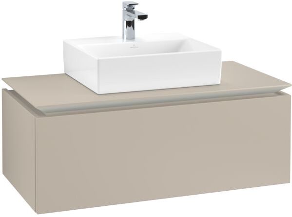 Villeroy und Boch Villeroy & Boch Legato Waschtischunterschrank B60300VK 100x38x50cm, Soft Grey