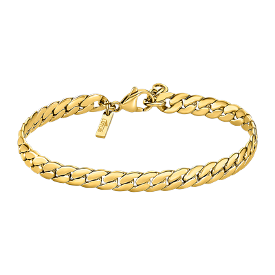 Armband LOTUS "Urban Man", gold (gelbgoldfarben), Armbänder, Herren, 21cm, Edelstahl, Armband