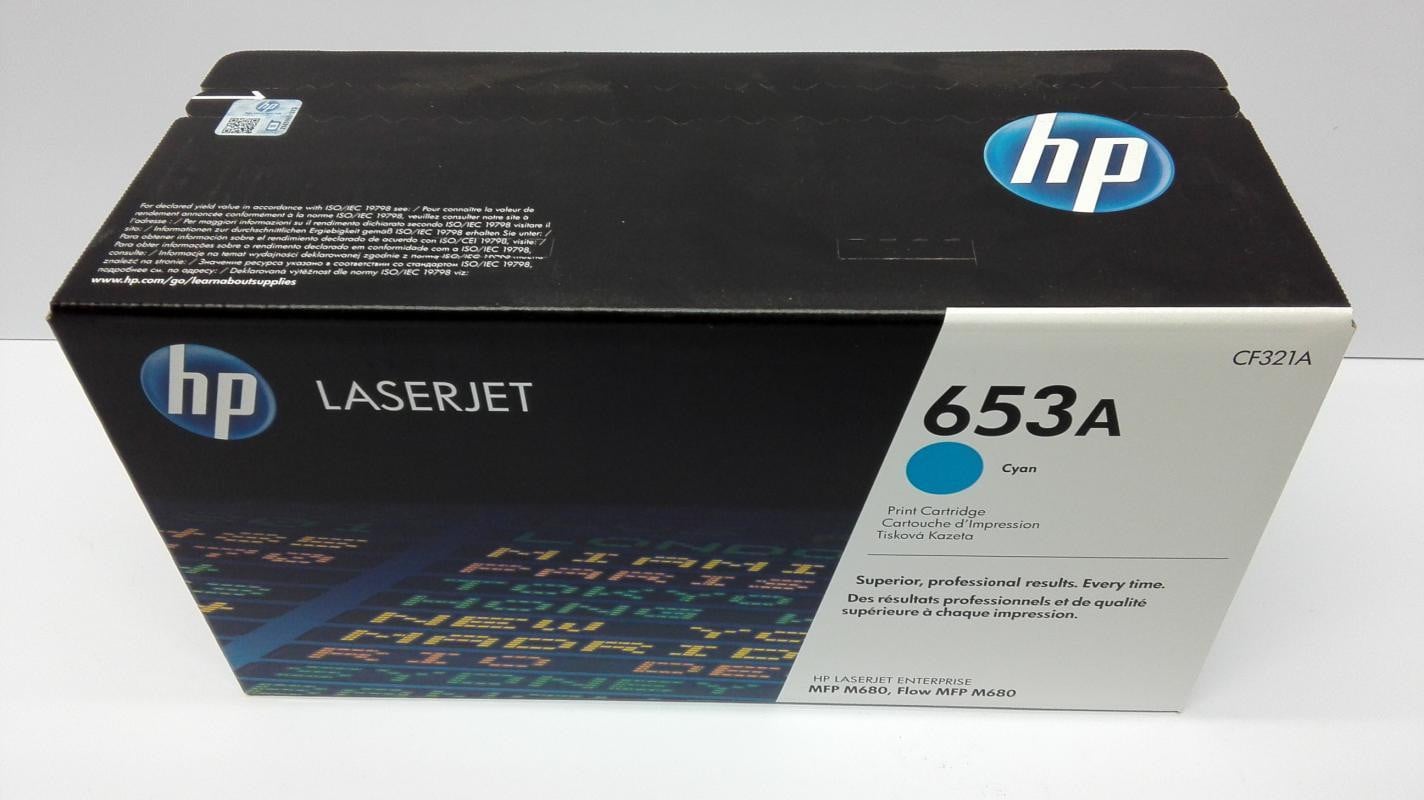 HP 653A originele LaserJet tonercartridge, cyaan, 1 stuk