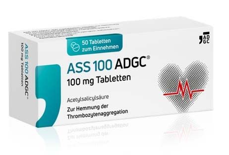 ASS 100 Adgc mg Tabletten 50 St
