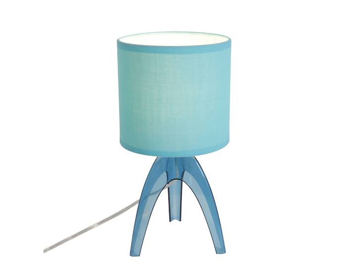 Lampadaire Kalodas Ø 13cm Bleu Matériau principal : matériau synthétique Matériau secondaire : tissu E14