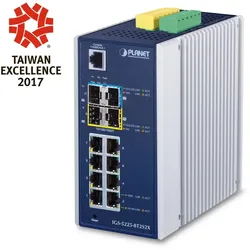 PLANET IGS-5225-8T2S2X Netzwerk-Switch Managed L3 Gigabit Ethernet (10/100/1000) Blau, Silber