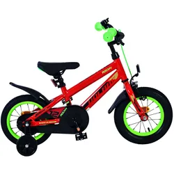 Volare Kinderfahrrad Rocky für Jungen 12 Zoll Kinderrad in Rot