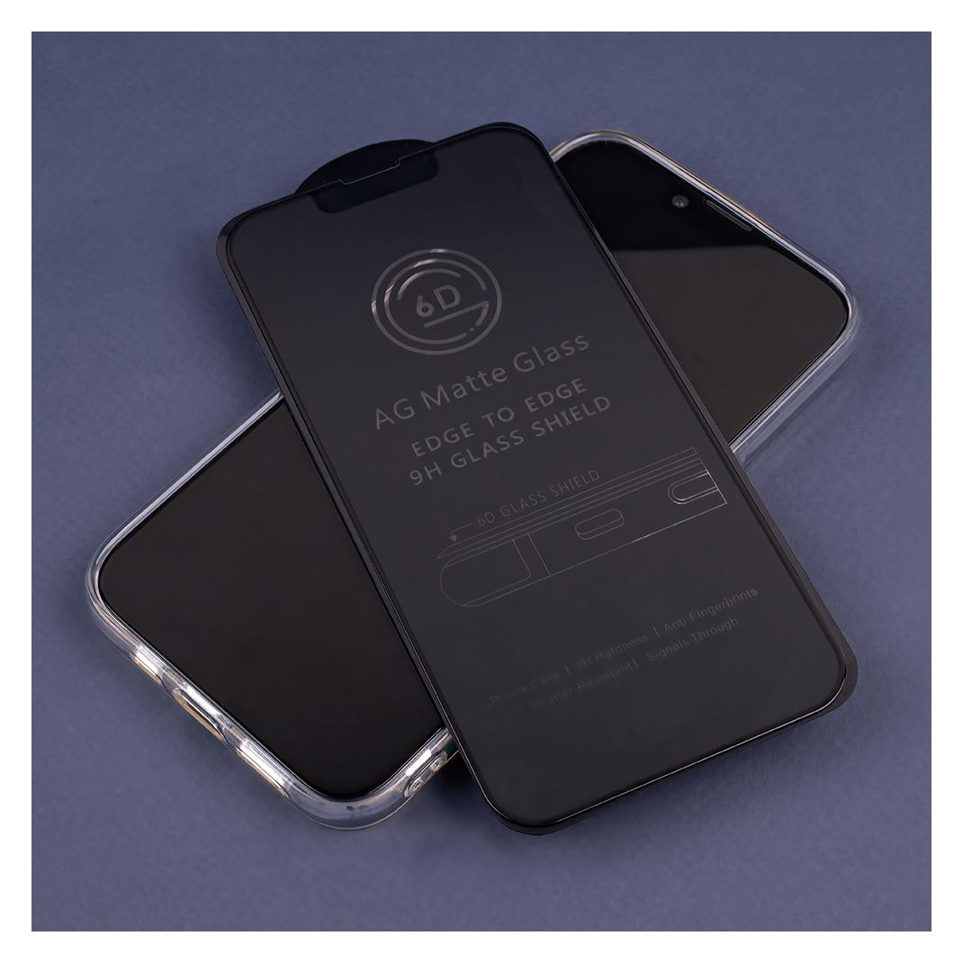 OEM Gehärtetes Glas 6D mattiert für Samsung Galaxy S24 Ultra schwarzer Rahmen (Samsung Galaxy S24 Ultra) (41890350)