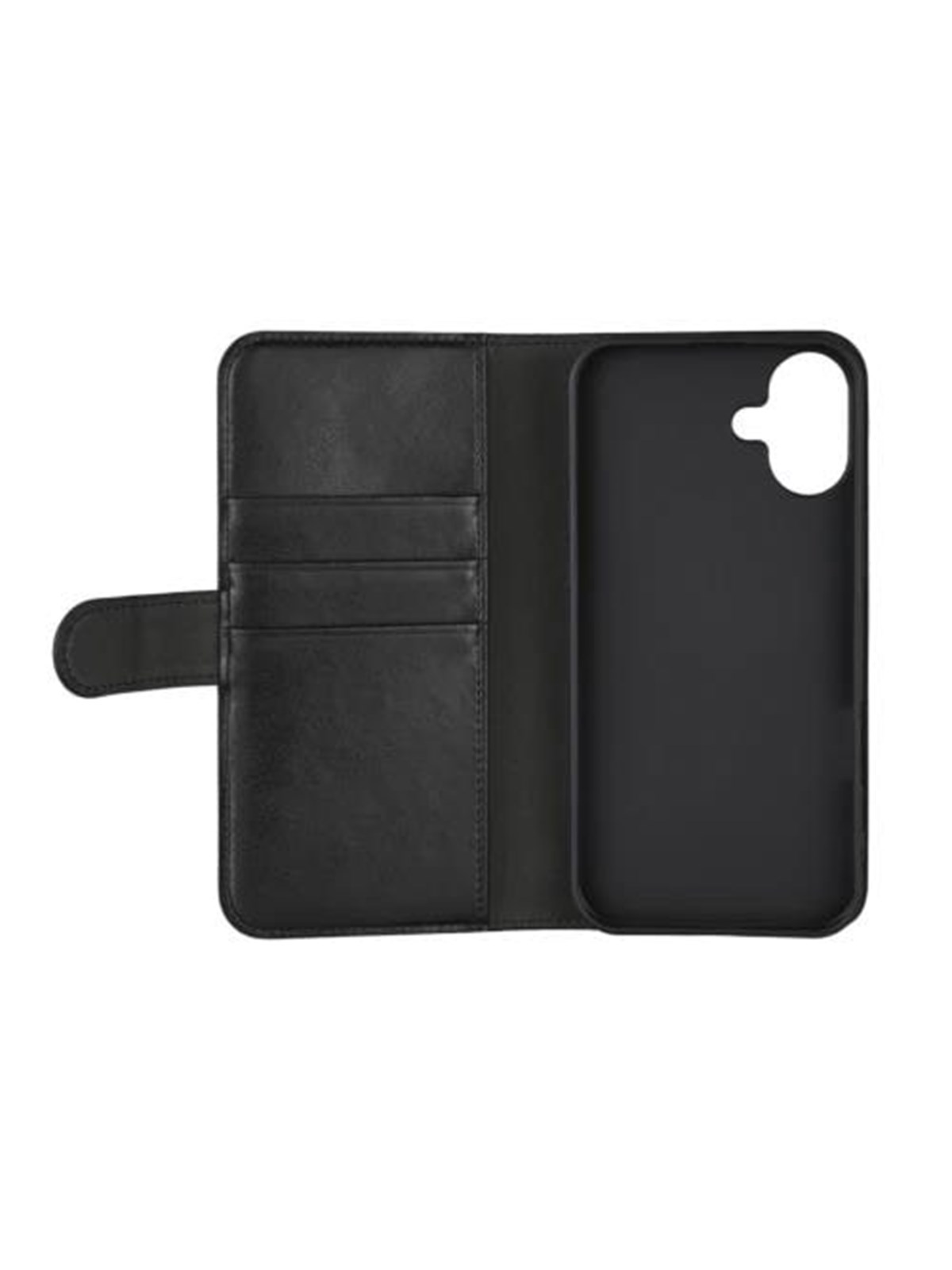 Essentials Wallet Black - iPhone 16 Plus