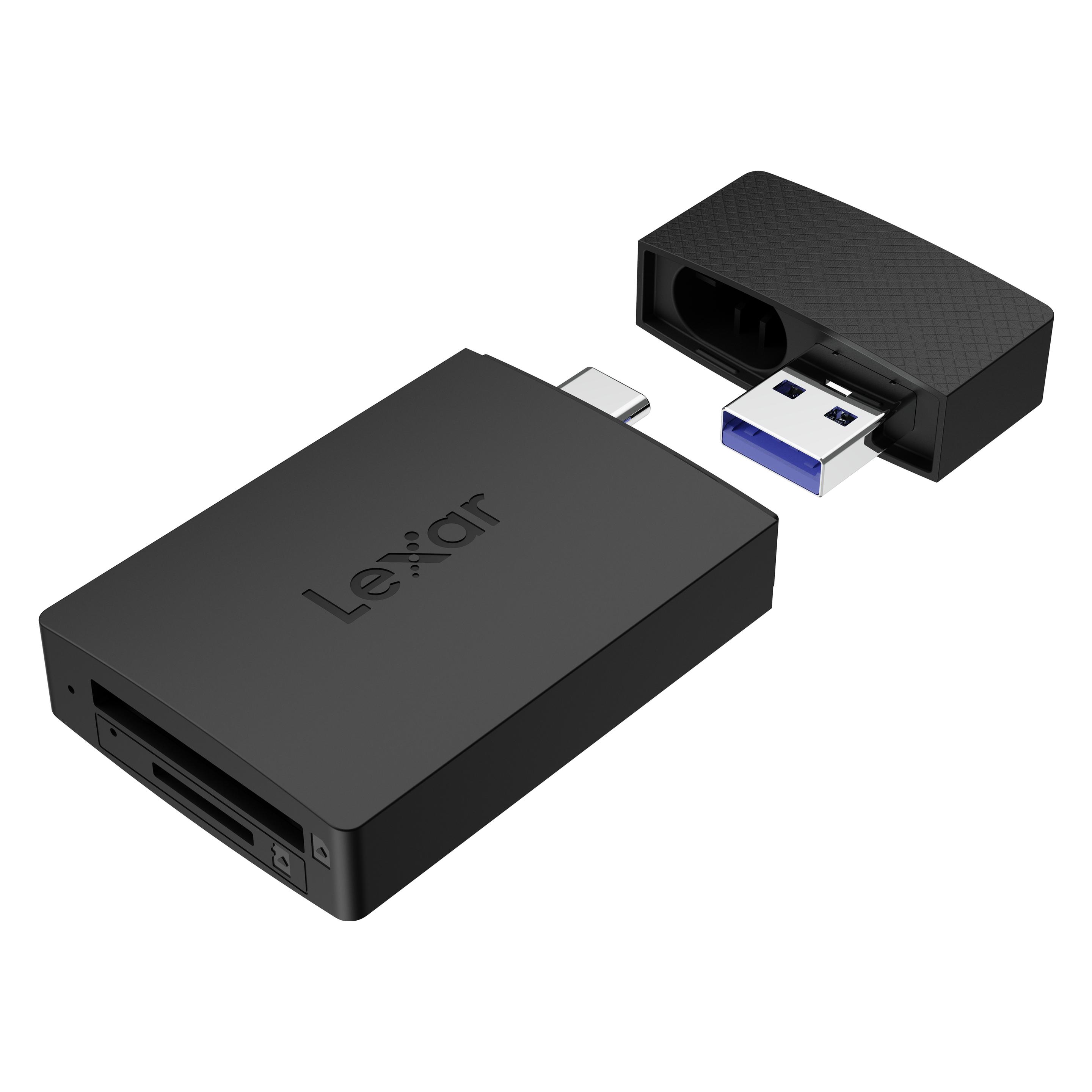 Lexar Dual-Slot USB-A/C Reader (USB 3.2) (LRW360U-BNBNG)