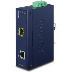 Planet 10/100Base-TX to 100Base-FX Industrial Media Converter + Wide Operating Temperature, Data Converter