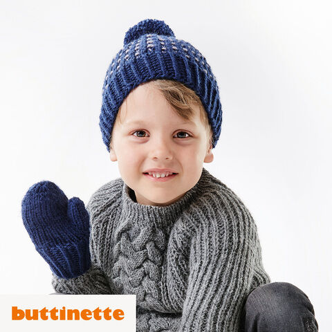Strickanleitung – Mütze im Tupfenmuster Ida