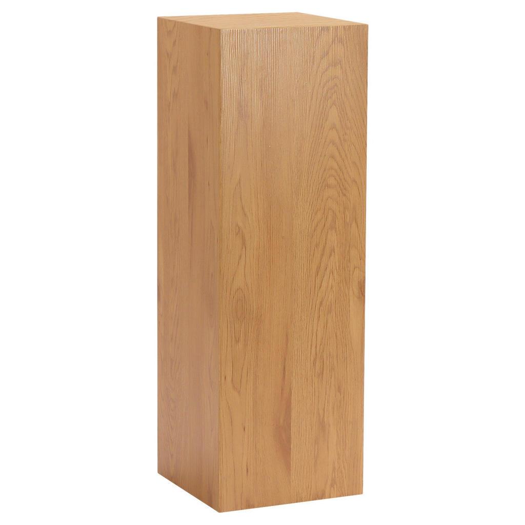 Xora Beistelltisch , Eichefarben , Holzwerkstoff , rechteckig , Sockel , 30x90x30 cm , Wohnzimmer, Wohnzimmertische, Beistelltisch, Beistelltische eckig