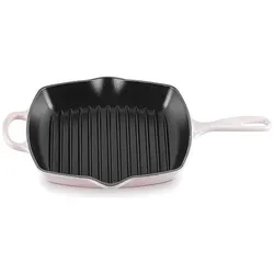 Le Creuset Grillpfanne quadratisch SIGNATURE Shell, Pfanne + Kochtopf, Pink