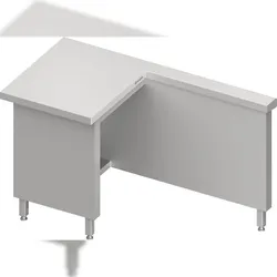 Stalgast Kassenstation "Free Flow" Arbeitsbereich links 1400x750x880 mm, Edelstahldeckplatte