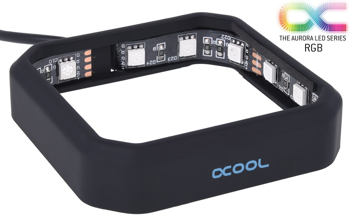 Alphacool Aurora XPX RGB Frame - Black