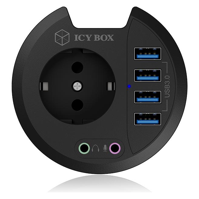 Icy Box IB-HUB1430 (USB-A, 4 Ports) (IB-HUB1430)