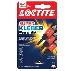 Loctite Super Kleber  Mini Trio Gel