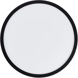 Brilliant, Deckenleuchte, BRE-Light Sorell LED Deckenaufbau-Paneel 42cm schwarz/weiss Kunststoff Fernbedien (2900 lm)