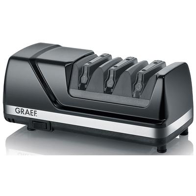 GRAEF Messerschärfer "Diamant CX 125", schwarz, B:11,2cm H:11cm T:25cm, Messerschärfer, 15 Schleifwinkel