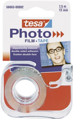 tesa Photo Film im Abroller (L x B) 7.5 m x 12 mm Transparent Inhalt: 1 Set