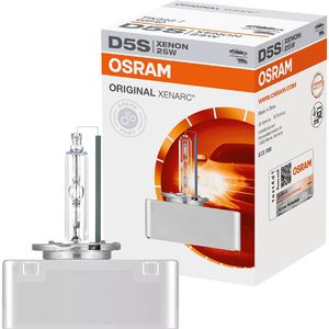 OSRAM Auto-Lampe Xenarc Original, 4500 Kelvin, D5S, 13,2 V / 25 Watt, Scheinwerferlampe, Xenon, 1 Stück