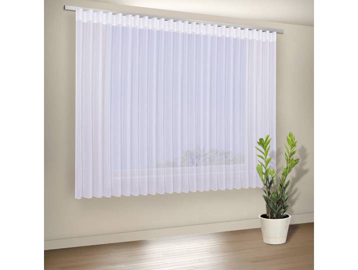 Gardine AFRA 450 x 150cm Weiß