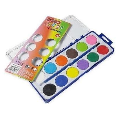 Polsirhurt Aquarellfarben 12 Farben + Pinsel (47592360)
