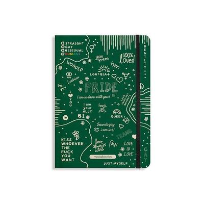 Notizbuch A5 punktiert aus Süßgraspapier mit Graspapier-Cover – Nari Pride Collection – Nature – matabooks, Notizbuch von , Matabooks
