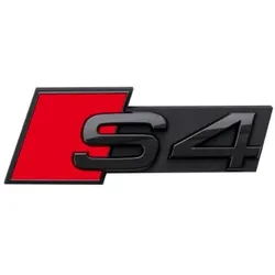 Audi Modellbezeichnung in Schwarz Front S4 8W0071805