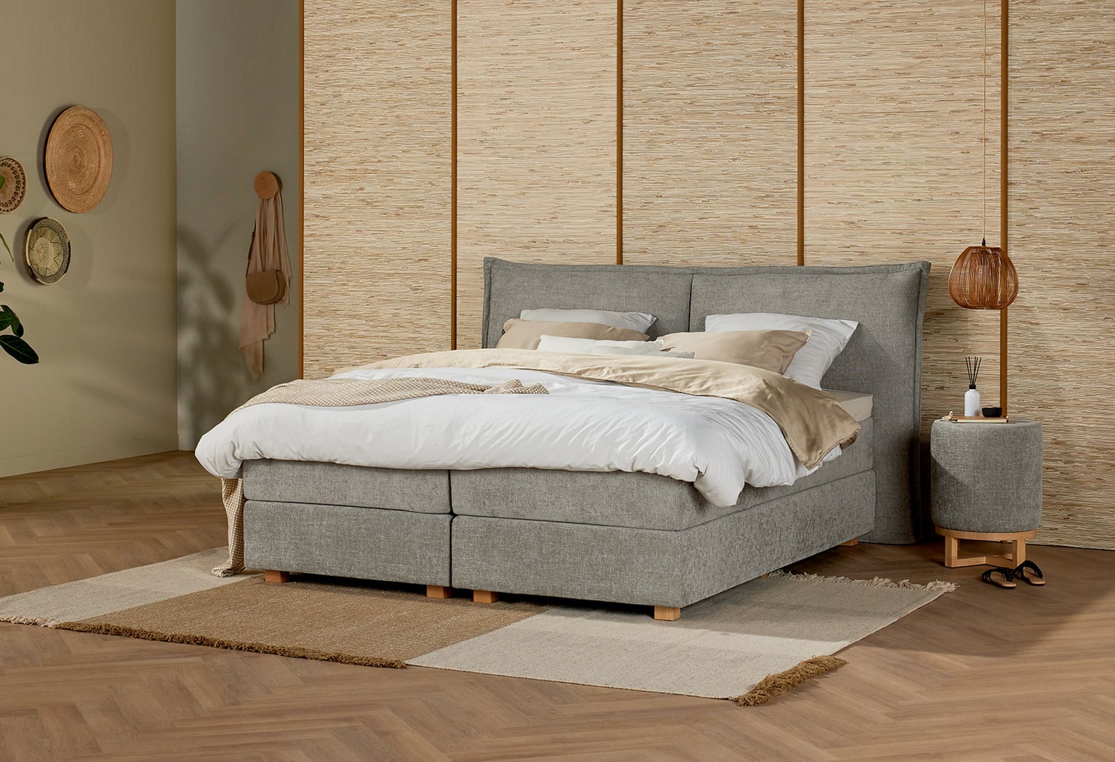 Swiss Sense Capella Boxspring Kussen - Grijs