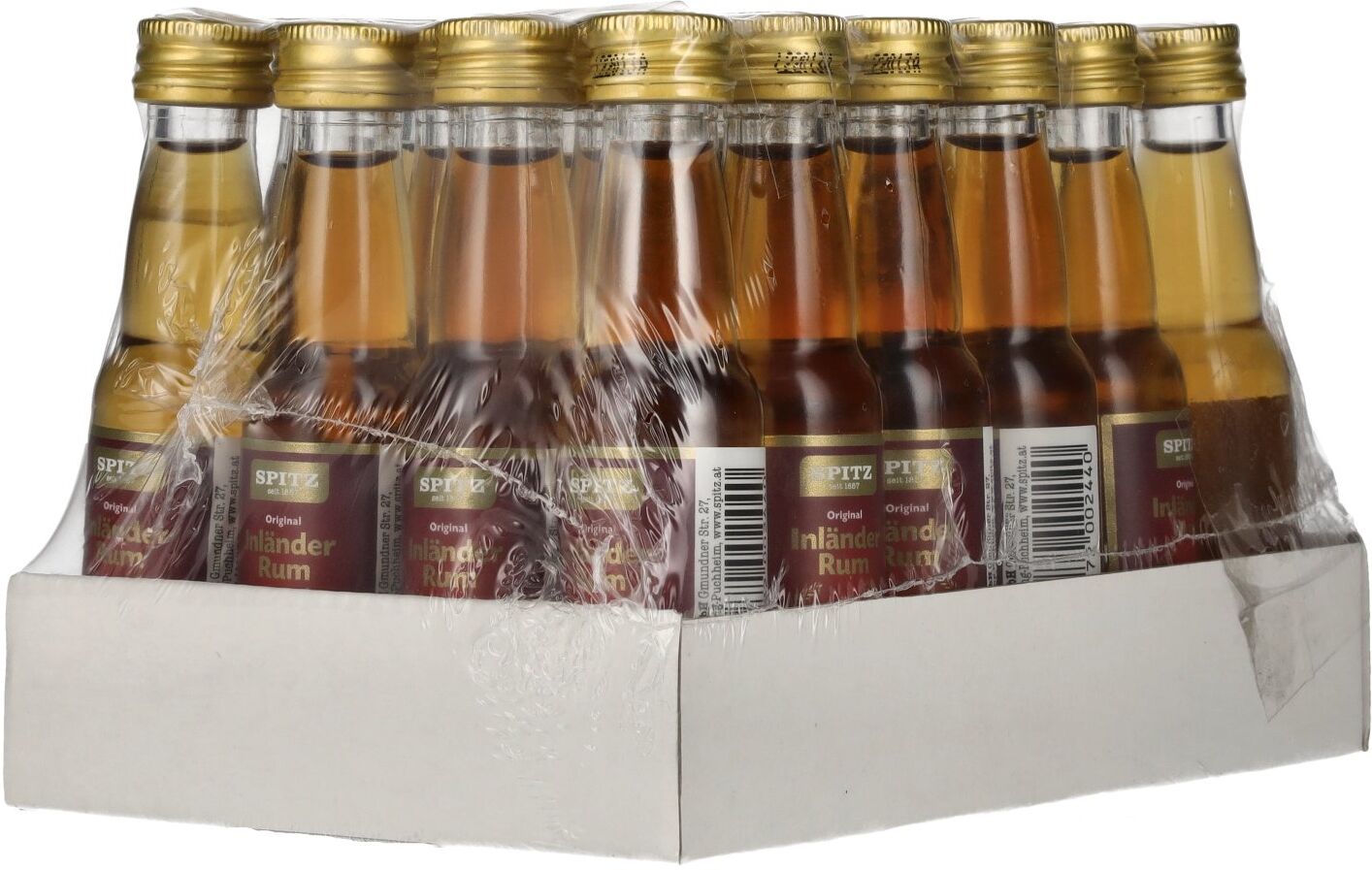Spitz Spirituosen Spitz Inländer Rum 38% Vol. 24x0,02l