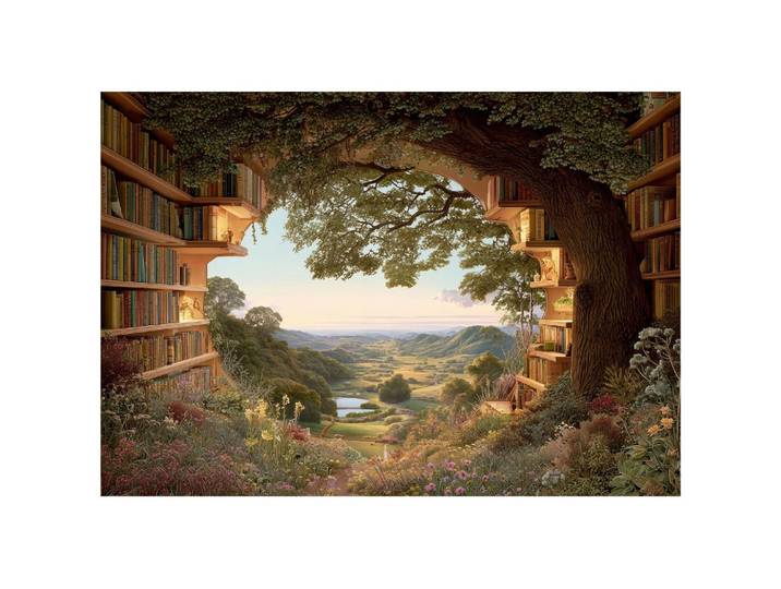 FOTOTAPETE 3D Landschaft Braun 200x140 cm