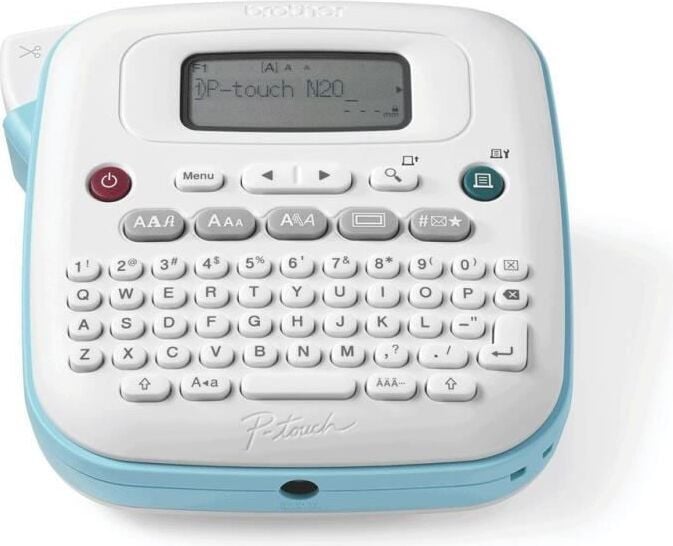 Brother PT-N20 Bureau-etikettenprinter met QWERTY-toetsenbord en LCD-scherm