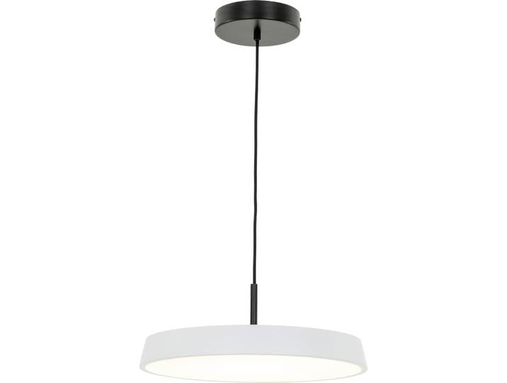 Pendellampe Ellis Aluminium Weiss/Schwarz D: 40 cm, 33W LED - LED - Lichtfarbe: Extra warmweiss