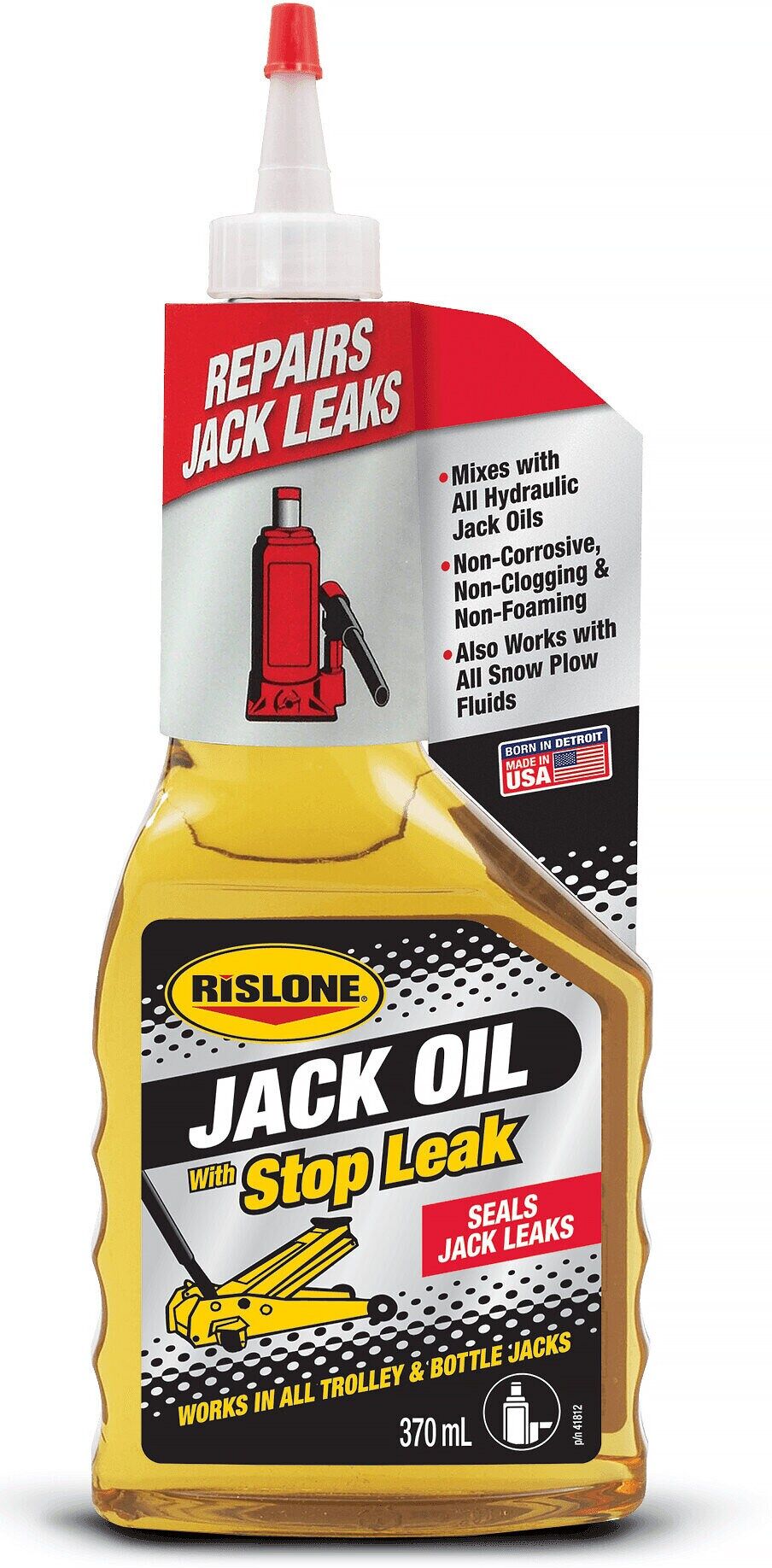 Rislone Jack Oil with Stop Leak, 370 ml