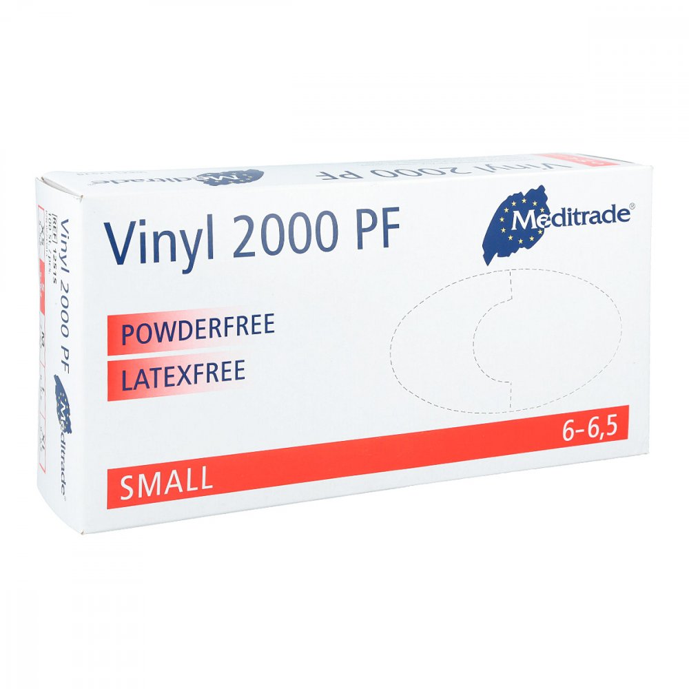 Meditrade GmbH Vinyl 2000 Unters.handschuhe unsteril puderf.Gr.S 02243913